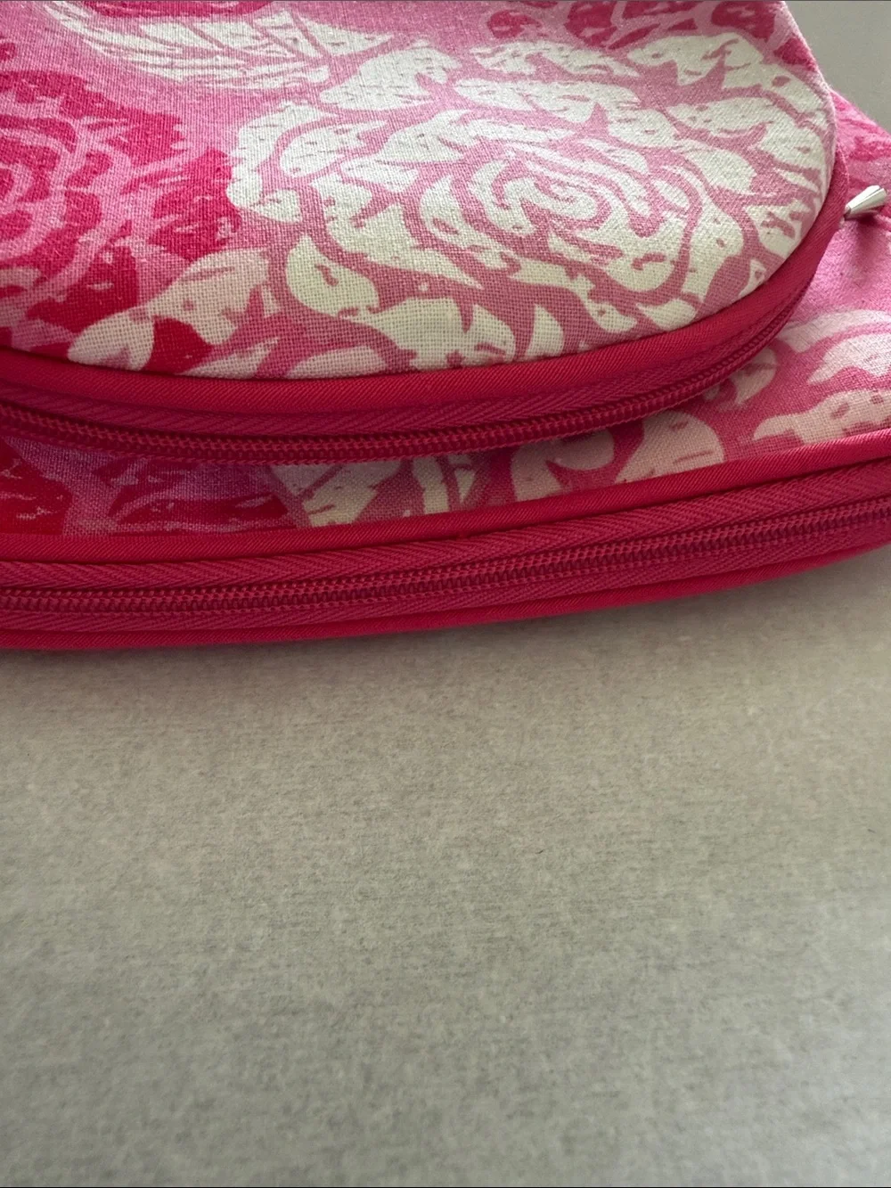 NWOT Once Upon a Rose Set-of-2 Travel/Make-Up Bags